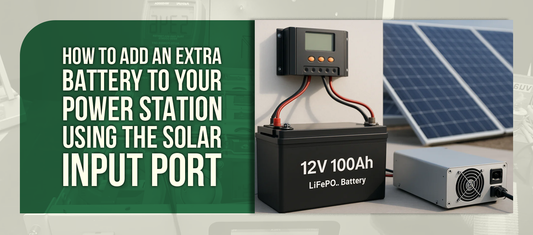 How to Add an Extra Battery to Your Power Station Using the Solar Input Port