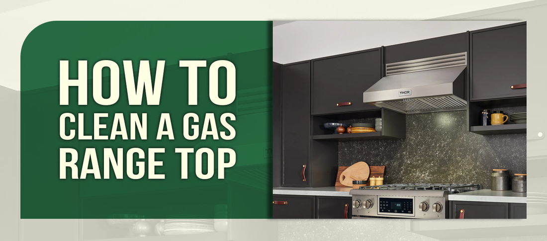 How to Clean a Gas Range Top