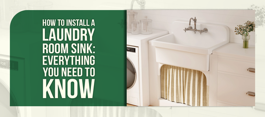 How to Install a Laundry Room Sink: Everything You Need to Know