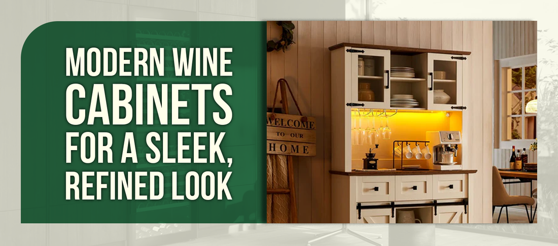 Modern Wine Cabinets for a Sleek, Refined Look