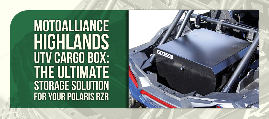 MotoAlliance Highlands UTV Cargo Box: The Ultimate Storage Solution for Your Polaris RZR