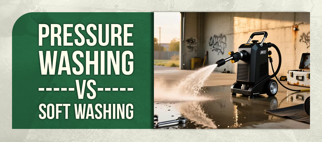 Pressure Washing vs Soft Washing