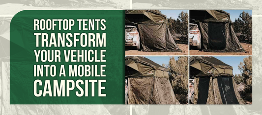 Rooftop tents transform your vehicle into a mobile campsite