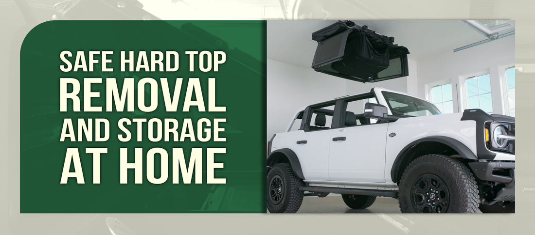 Safety First: The Essential Guide to Safe Hard Top Removal and Storage in Your Home Garage