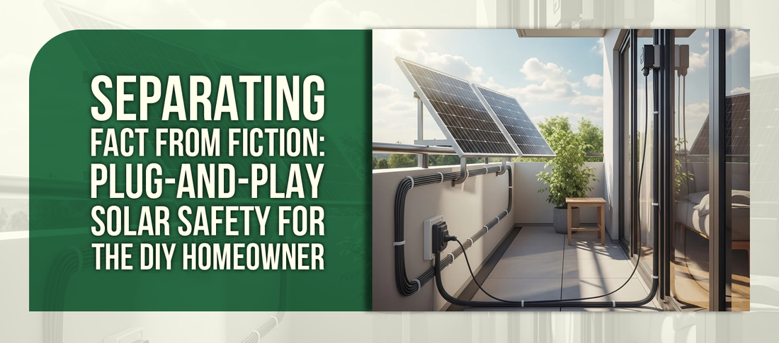 Separating Fact from Fiction: Plug-and-Play Solar Safety for the DIY Homeowner