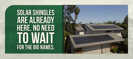 Solar Shingles Are Already Here — No Need to Wait for the Big Names