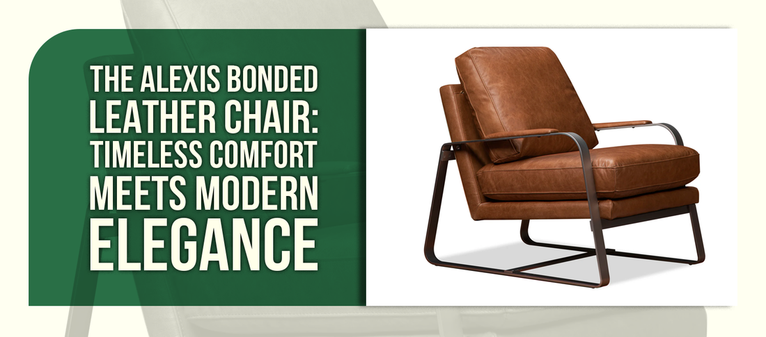 The Alexis Bonded Leather Chair: Timeless Comfort Meets Modern Elegance