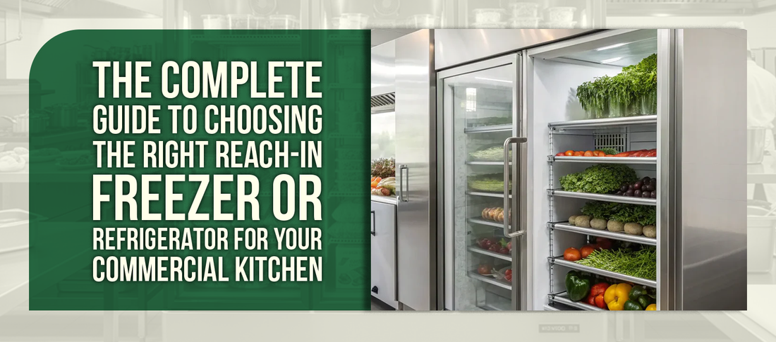 The Complete Guide to Choosing the Right Reach-In Freezer or Refrigerator for Your Commercial Kitchen