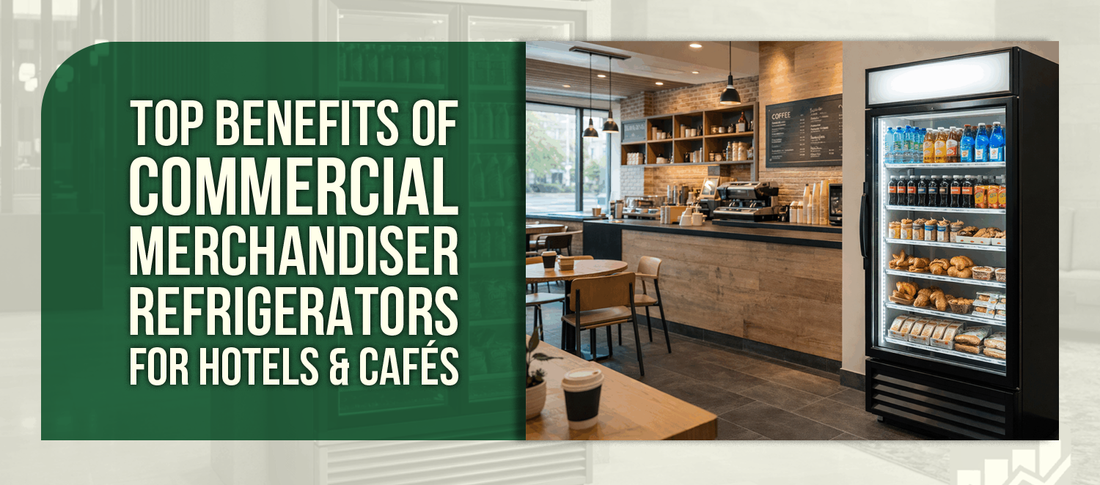 Top Benefits of Commercial Merchandiser Refrigerators for Hotels & Cafés