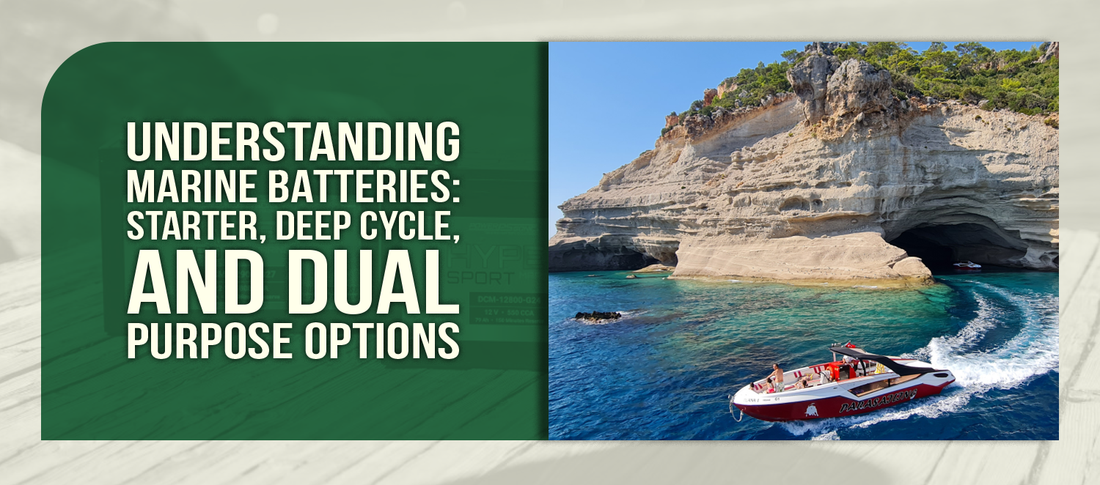 Understanding Marine Batteries: Starter, Deep Cycle, and Dual Purpose Options