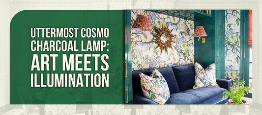 Uttermost Cosmo Charcoal Lamp: Art Meets Illumination