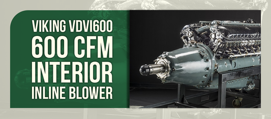 Viking VDVI600 600 CFM Interior Inline Blower