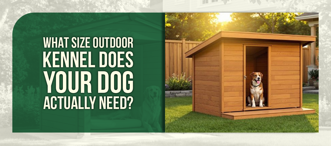 What Size Outdoor Kennel Does Your Dog Actually Need?