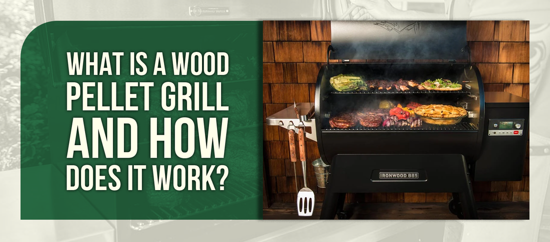 What is a wood pellet grill and how does it work?