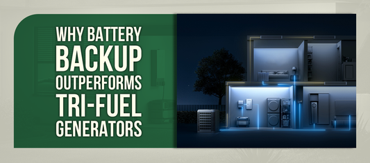Why Battery Backup Outperforms Tri-Fuel Generators