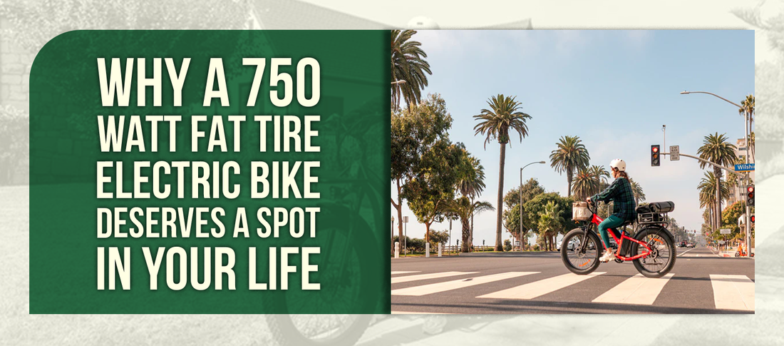 Why a 750 Watt Fat Tire Electric Bike Deserves a Spot in Your Life