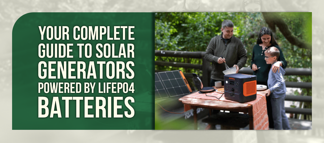 Your Complete Guide to Solar Generators Powered by LiFePO4 Batteries