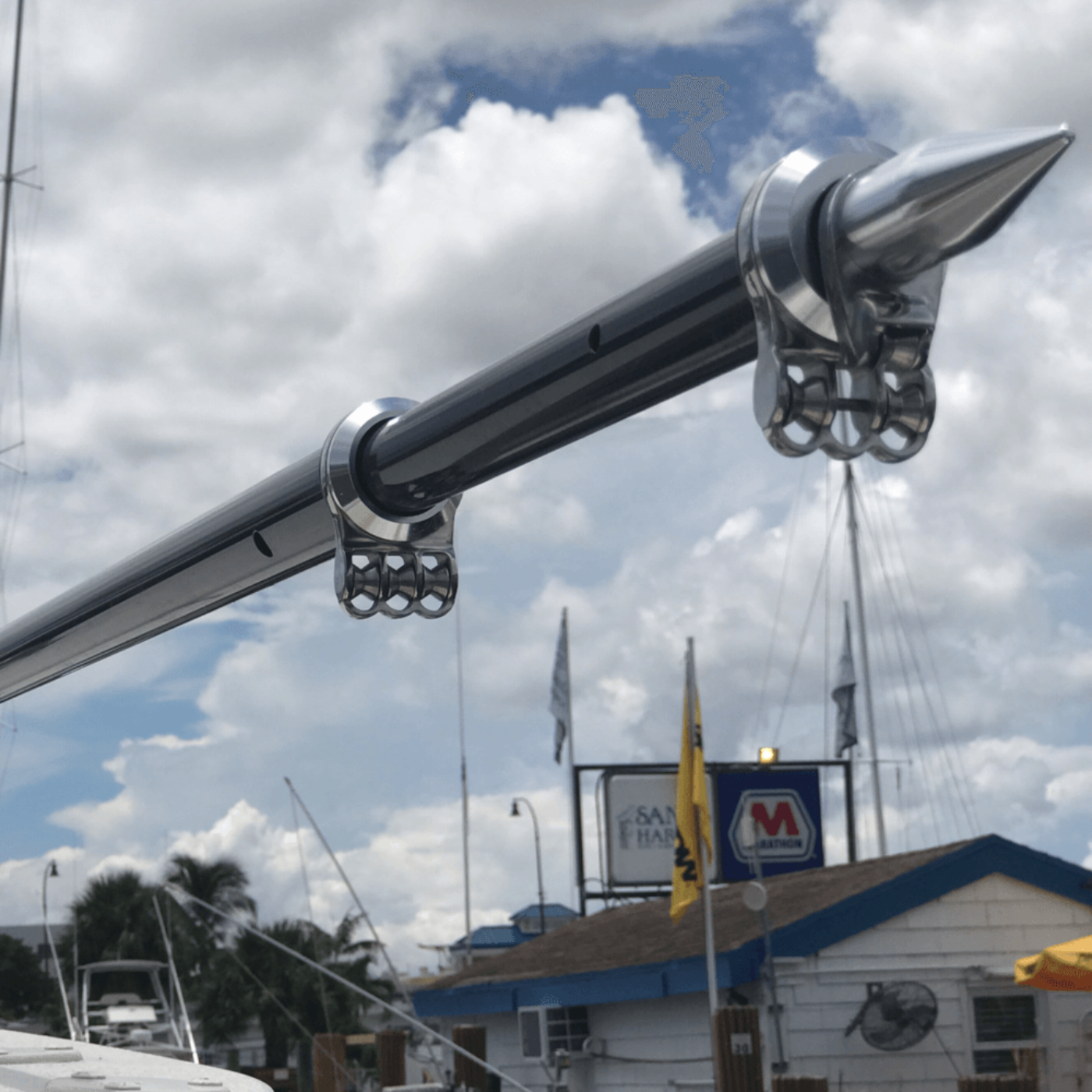 Taco Marine PAIR 24' Carbon Fiber Tele-Outrigger Poles, TWIST & LOCK - OT-4240CF-HD