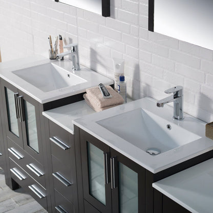 Blossom Sydney 84 Inch Bathroom Vanity with Side Cabinet - V8001 84S 01