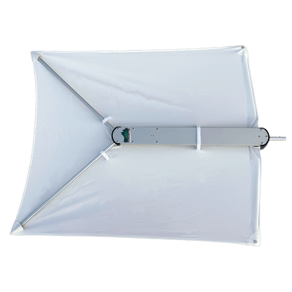 TACO Marine ShadeFin with White Fabric, Bag & Fixed Mount Kit - T10-3000-3