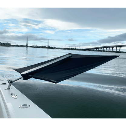 TACO Marine ShadeFin with Black Fabric, Bag & Fixed Mount Kit - T10-3000-4