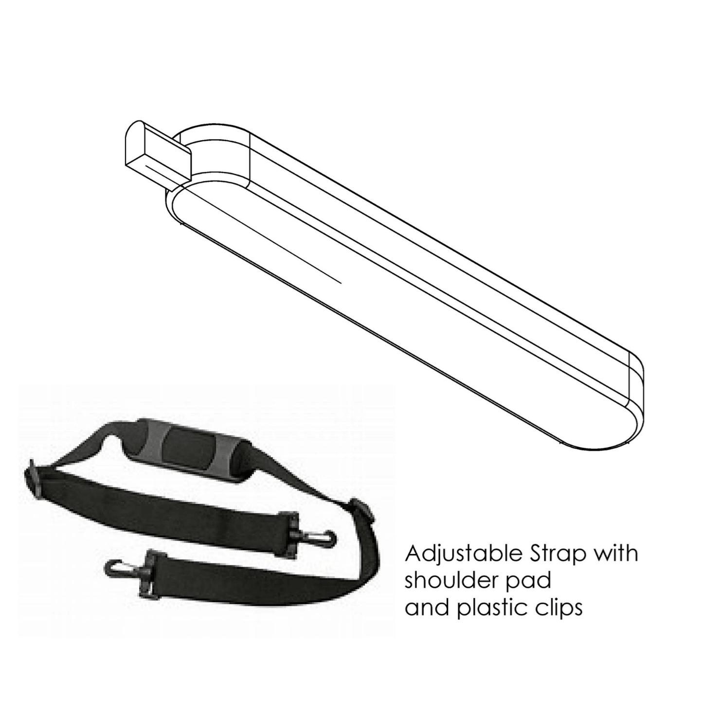 TACO Marine ShadeFin with White Fabric & Bag Kit - T10-3000-1