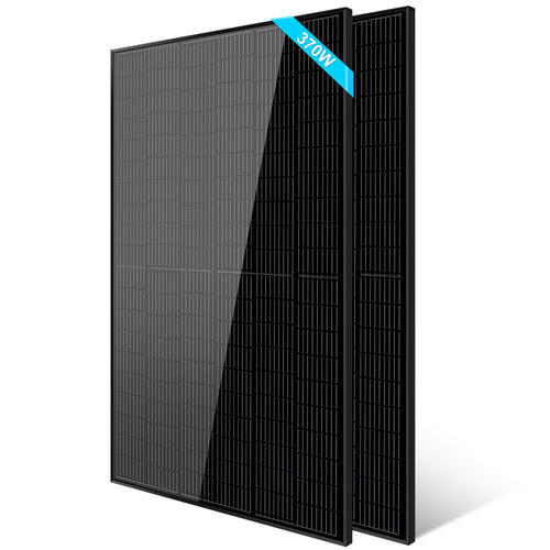 SunGold Power 370W Mono Black PERC Solar Panel UL 61730 - SG370WMx2