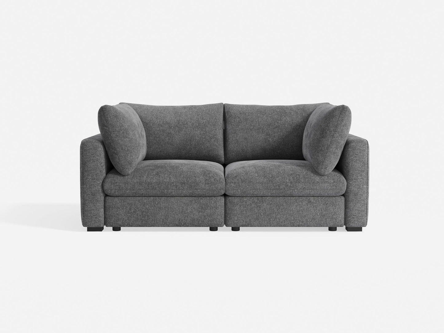 LINSY HOME RUBIK V 2 Seats Couch - S500-01X-2020-US-SPF-Sofa-0