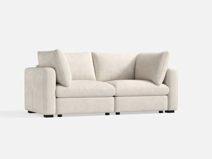 LINSY HOME RUBIK V 2 Seats Couch - S500-01X-2020-US-SPF-Sofa-0