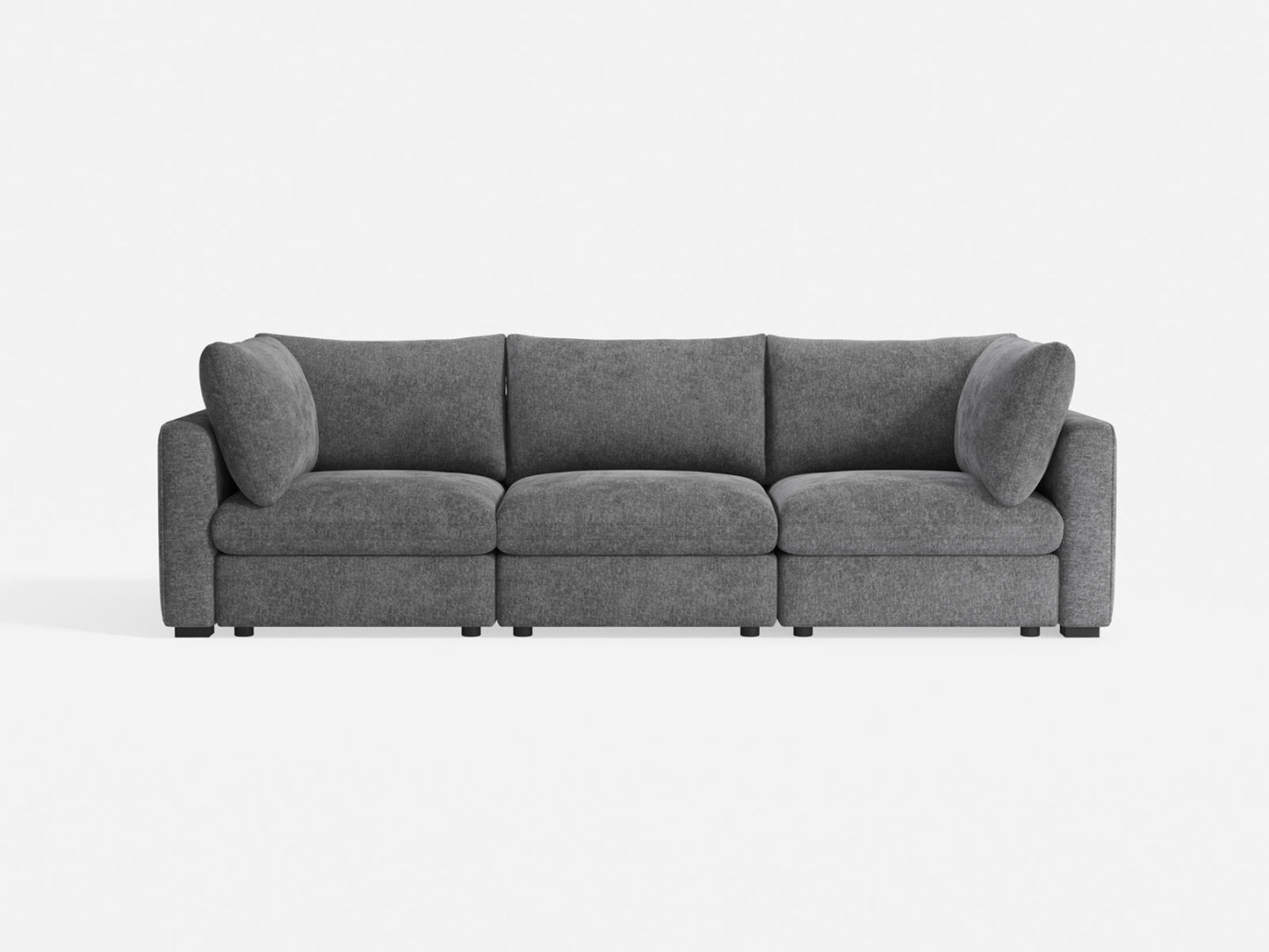 LINSY HOME RUBIK V 3 Seats Couch - S500-01X-3020-1-US-SPF-Sofa-0