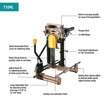 Makita (7104L) Chain Mortiser - 7104L