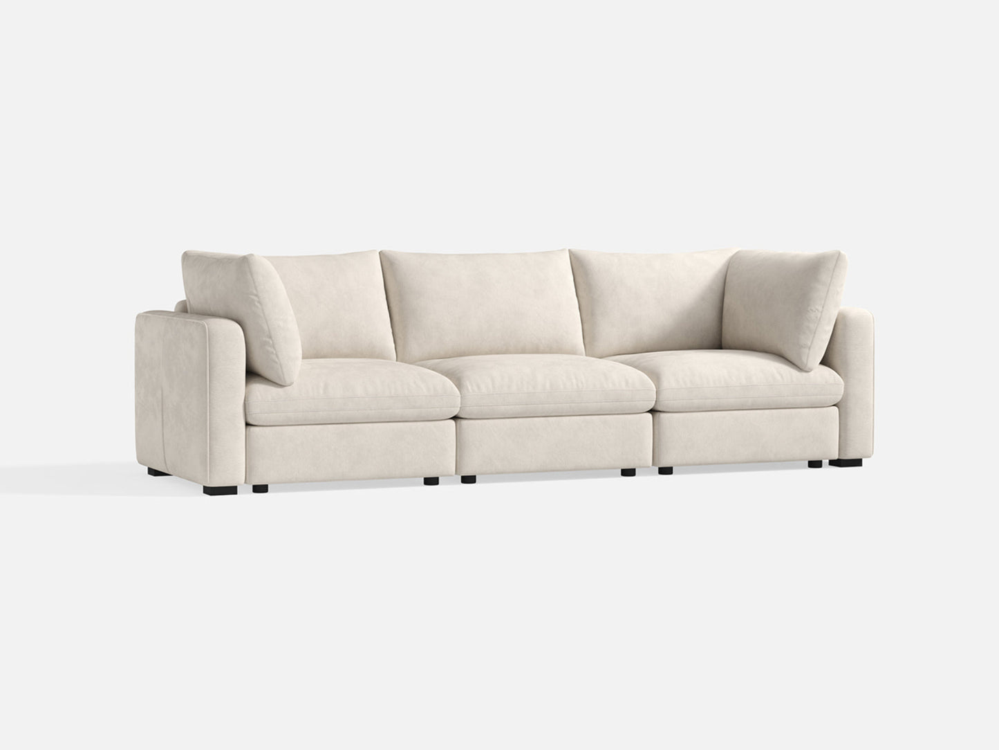LINSY HOME RUBIK V 3 Seats Couch - S500-01X-3020-1-US-SPF-Sofa-0