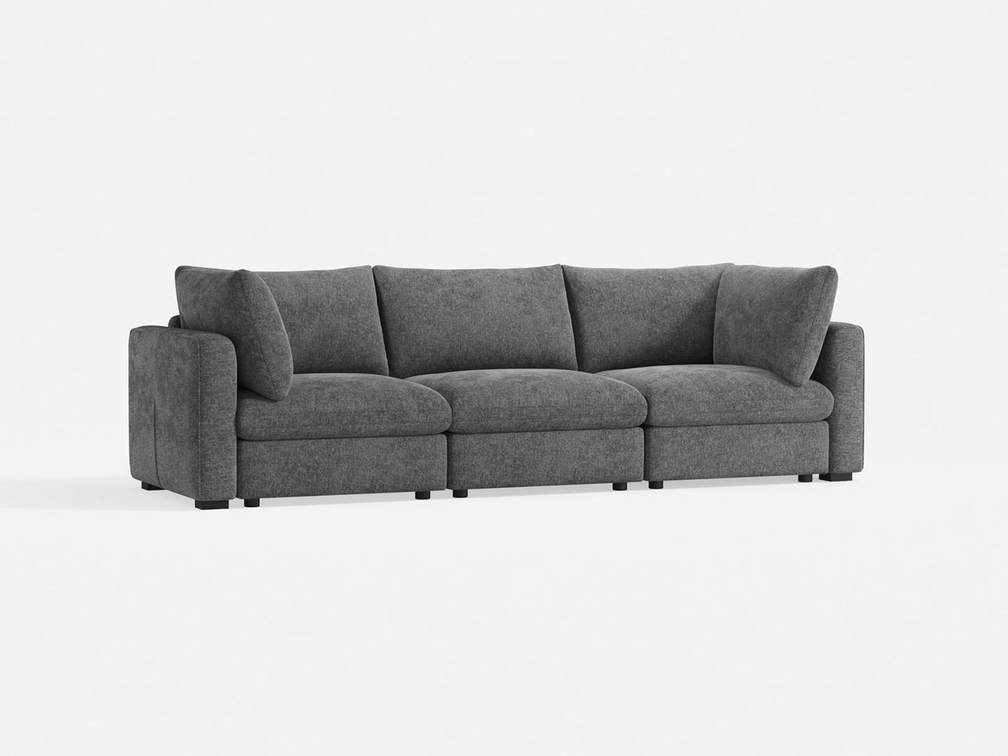 LINSY HOME RUBIK V 3 Seats Couch - S500-01X-3020-1-US-SPF-Sofa-0