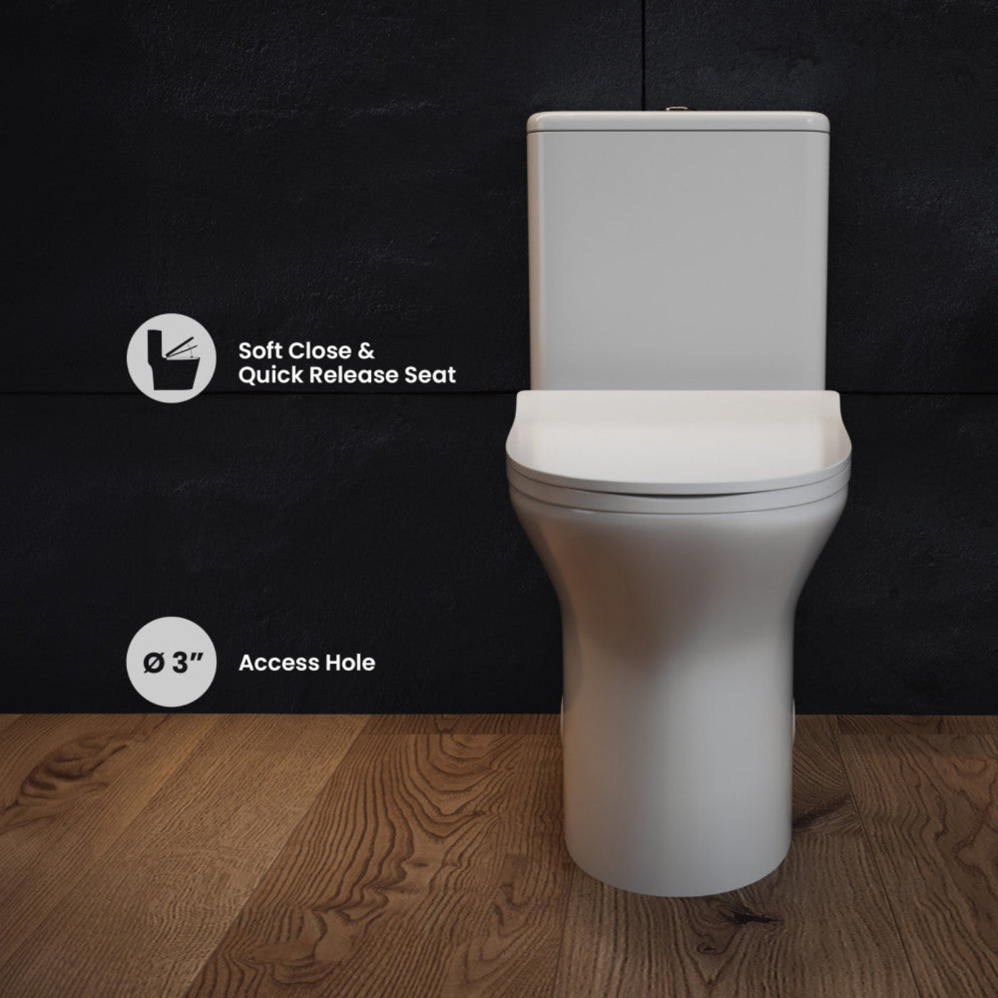 Swiss Madison Cascade One-Piece Toilet Dual-Flush 0.8/1.28 gpf - SM-1T129