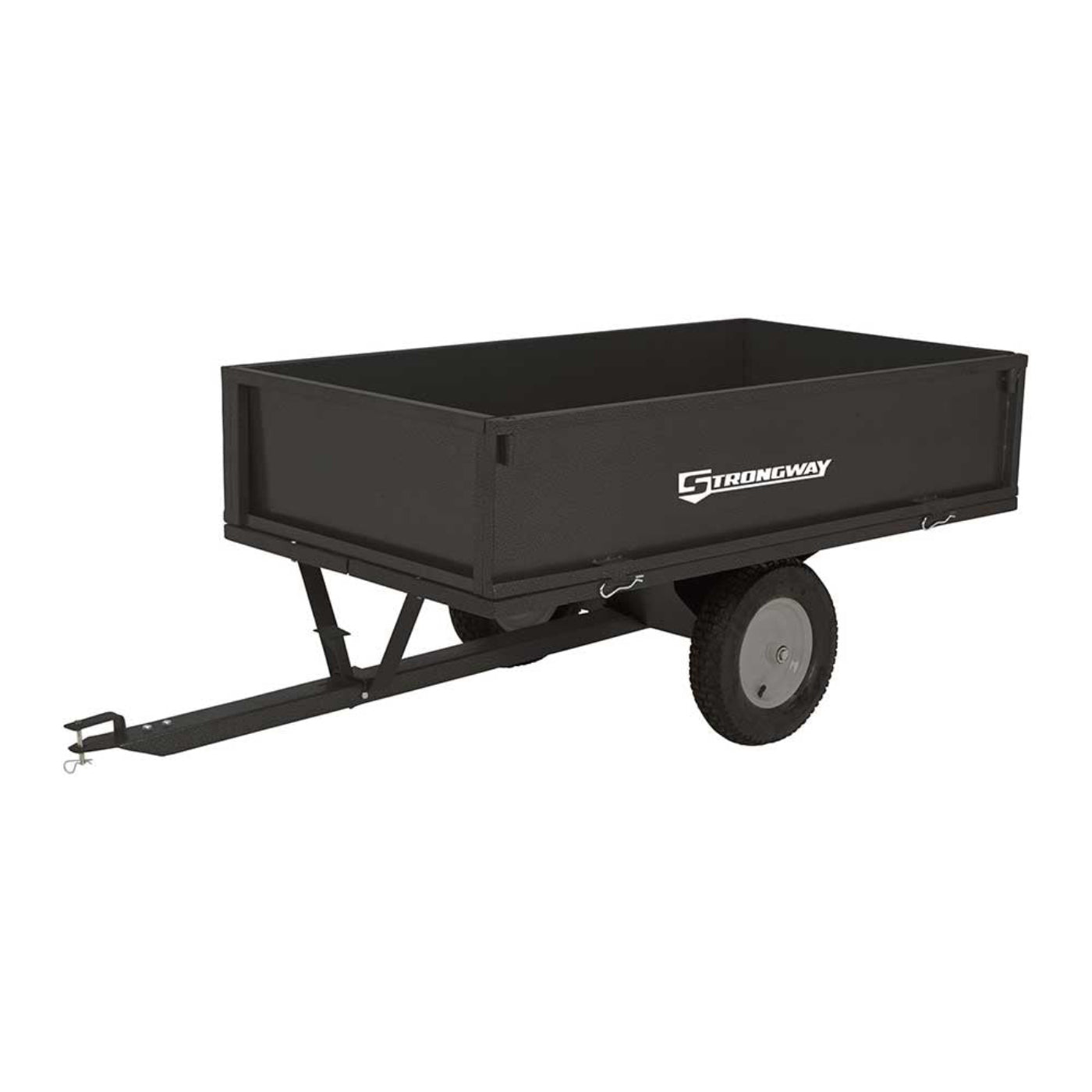 Strongway Steel ATV Trailer - 1,200-Lb. Capacity - 18 Cubic Foot Trailer  - 46443.STR
