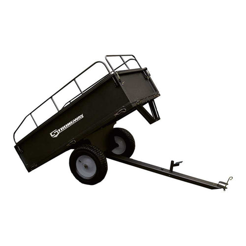 Strongway Steel ATV Trailer - 1,200-Lb. Capacity - 18 Cubic Foot Trailer  - 46443.STR