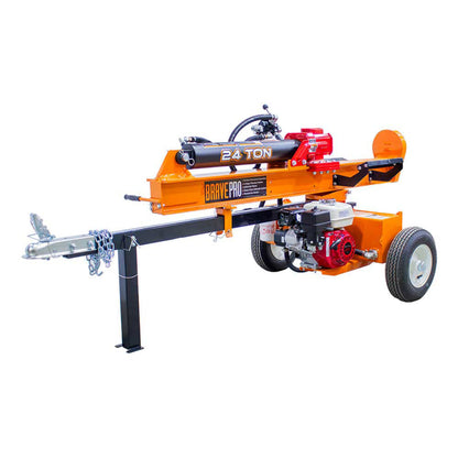 Brave 24 Ton Horizontal / Vertical Log Splitter Commercial Honda GX160  - VH1724GX