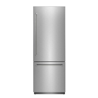 Thor Kitchen 30-inch Built-In Stainless-Steel Panel-Ready Bottom Mount Refrigerator – XRF3016BBP-SS