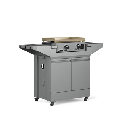 TYTUS Emberwood Gas Griddle with Grill and Prep Cart - TDT-CRT-GGRD
