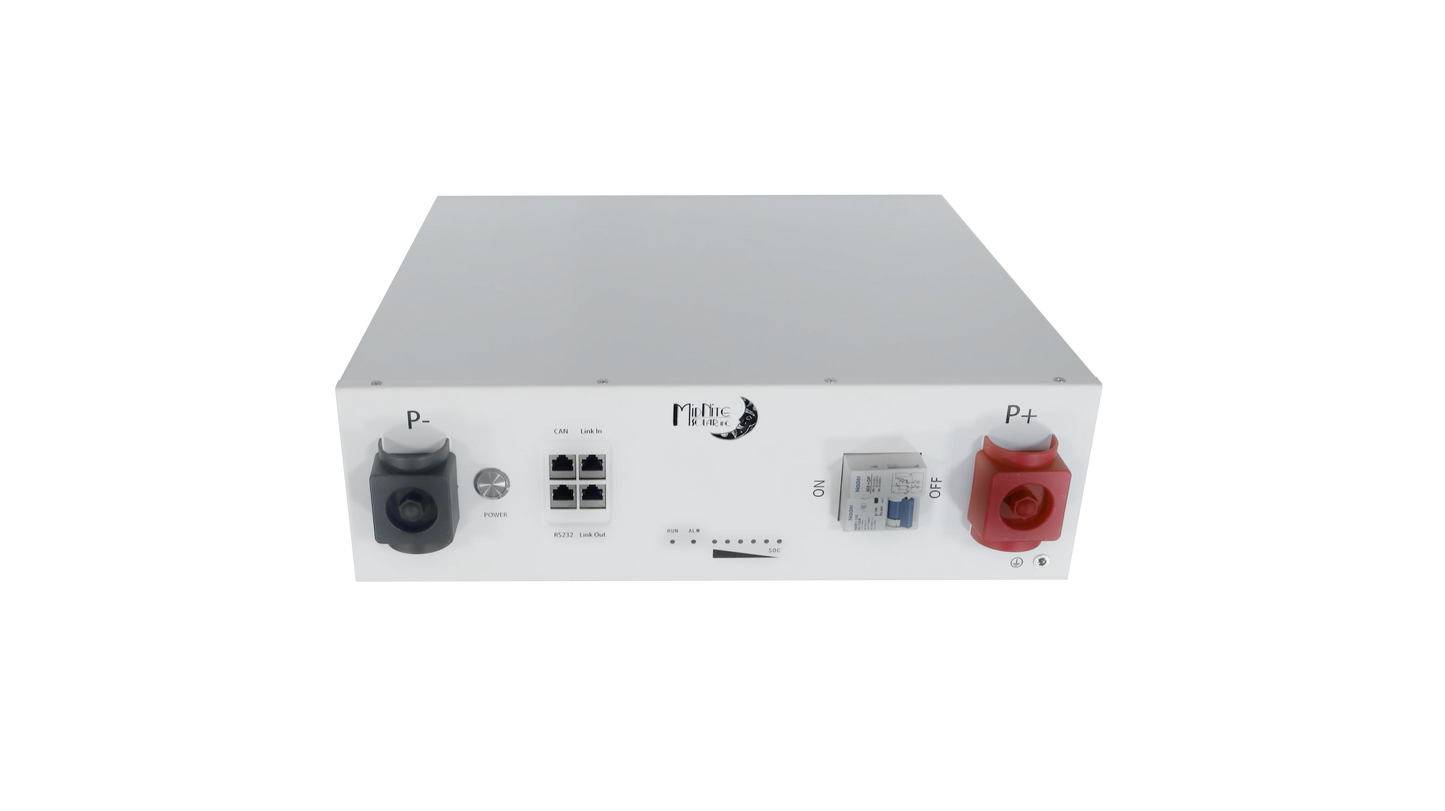 MidNite Power MNPowerflo5 | 20+ Year Design Life | 5.12kWh Capacity, 48V 100 AH | Rack Mount LiFePO4 Battery -80800581066931