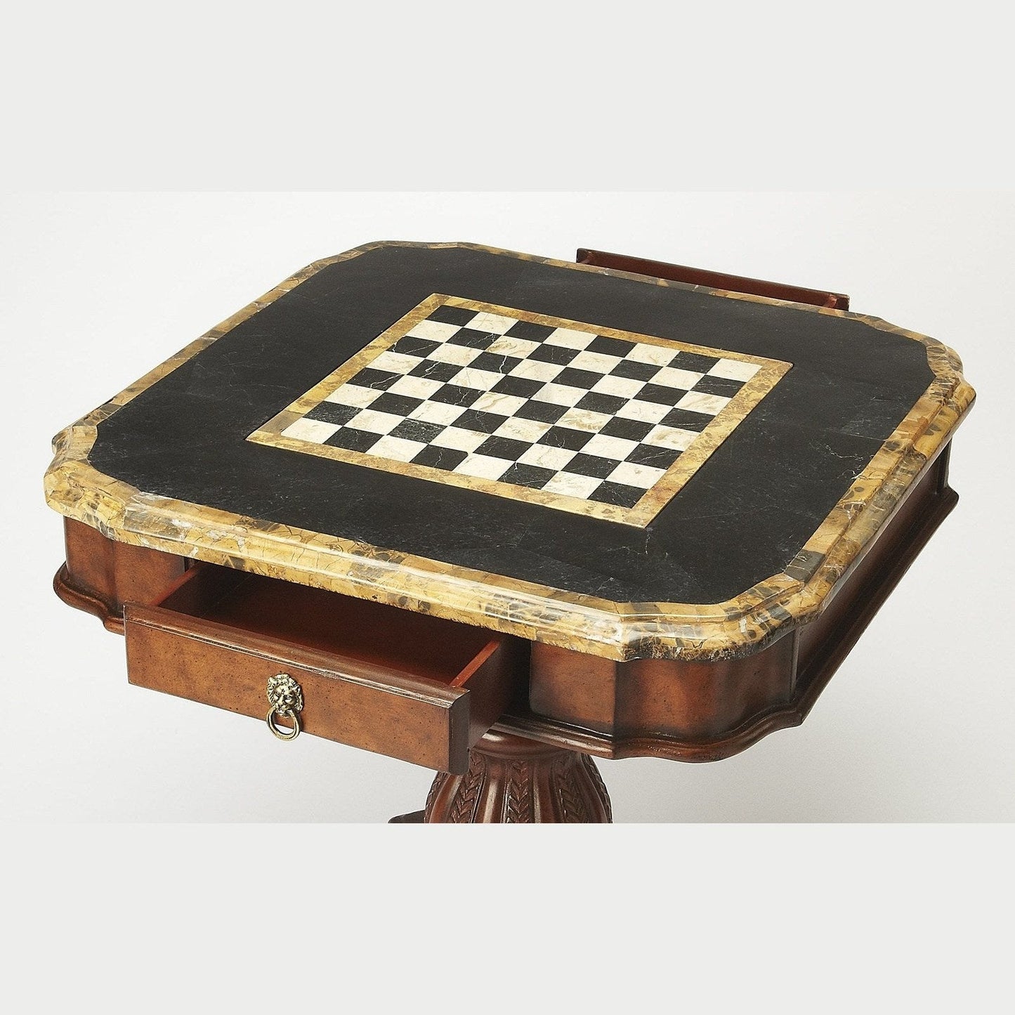 Butler Specialty Company Carlyle Fossil Stone Game Table, Multi-Color -  506070