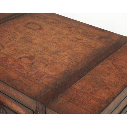 Butler Specialty Company Vasco Old World Map Trunk Table, Light Brown  - 576070
