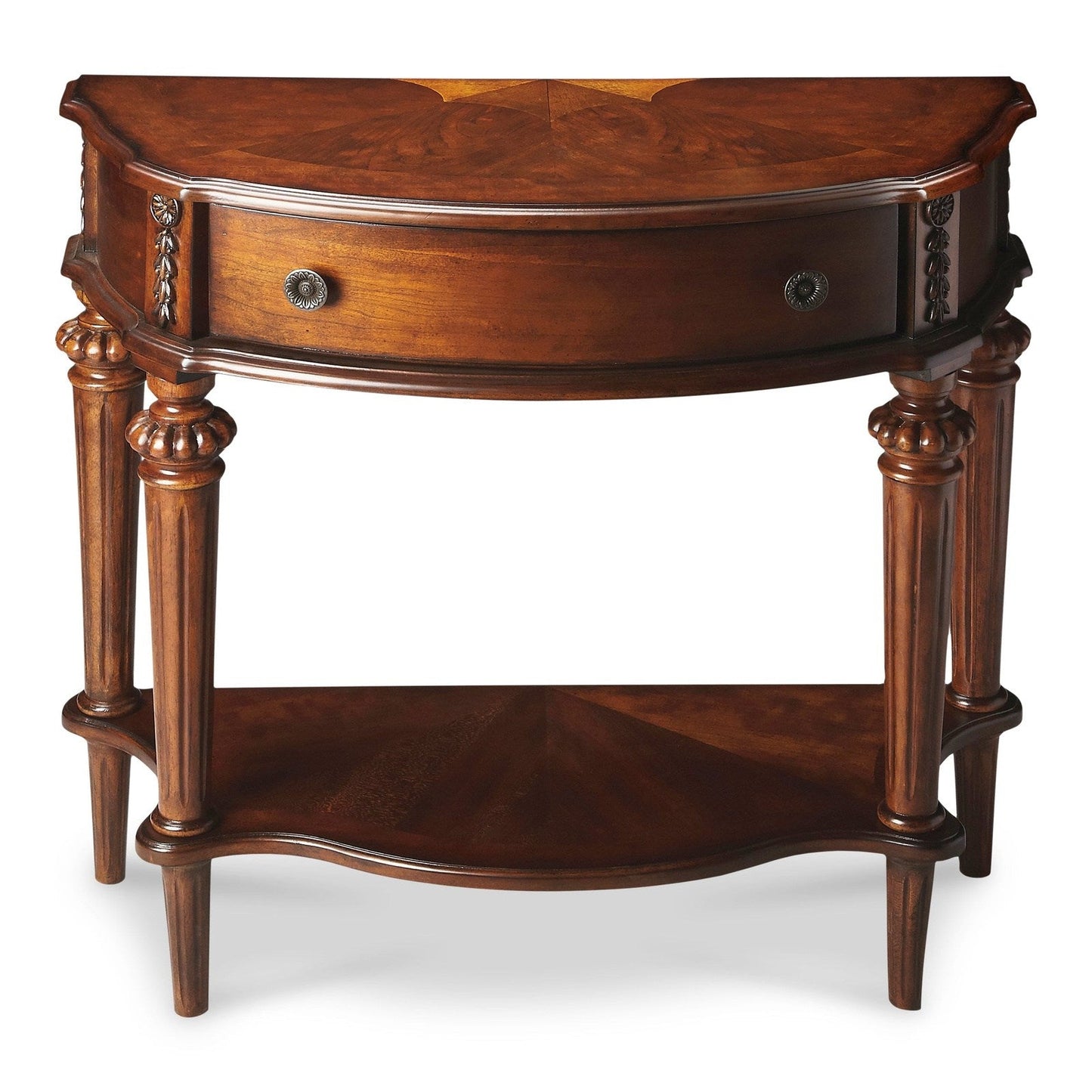 Butler Specialty Company Halifax 1 Drawer Console 34"" Table with storage, Dark Brown  - 589251
