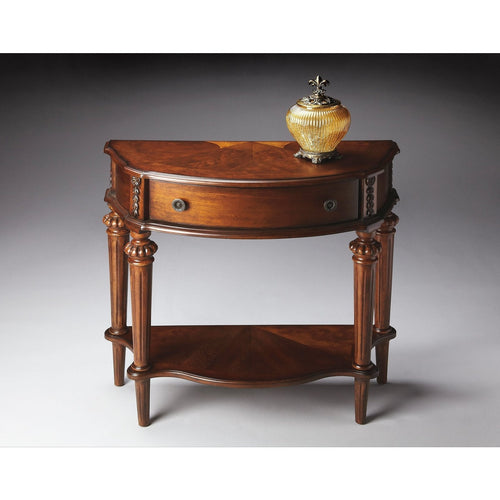 Butler Specialty Company Halifax 1 Drawer Console 34"" Table with storage, Dark Brown  - 589251