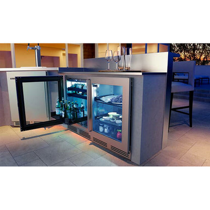 Perlick 24" Beverage Center Fully Integrated Solid Door, 3.1 Cu. Ft. Capacity, Sottile Sh.Depth (18") - HH24BS-4-2