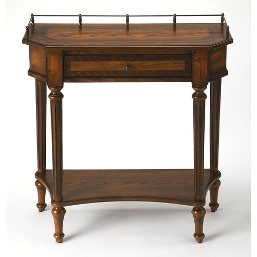 Butler Specialty Company Charleston One Drawer Console Table, Medium Brown  - 883040