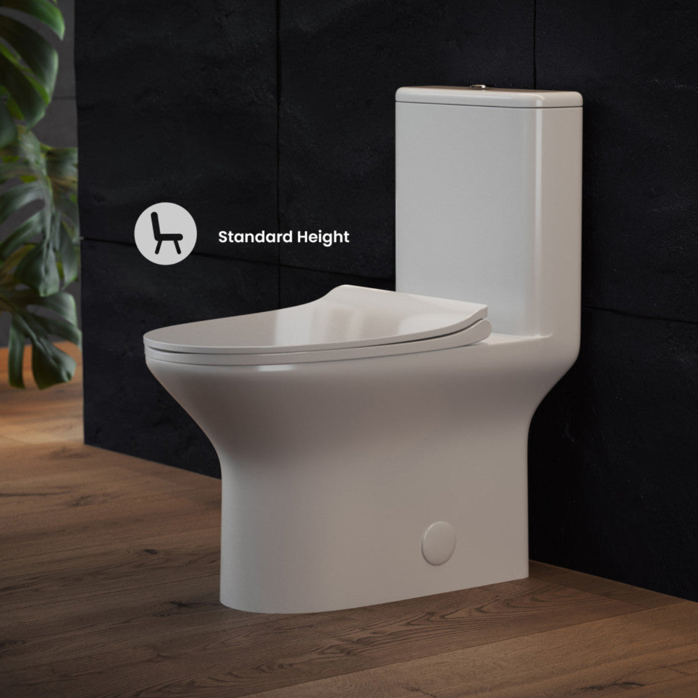 Swiss Madison Cascade One-Piece Toilet Dual-Flush 0.8/1.28 gpf - SM-1T129