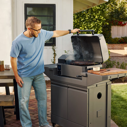 TYTUS Emberwood Pellet Smoker with Grill and Prep Cart - TDT-CRT-SMOK