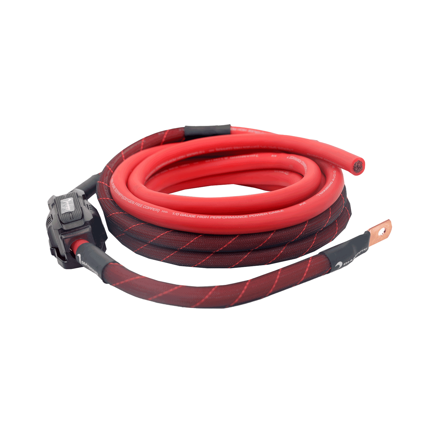 Diamond Audio 2-Channel 0 Gauge Amplifier Installation Kit W/ RCA Interconnect and 20 ft Speaker Cable - HX02