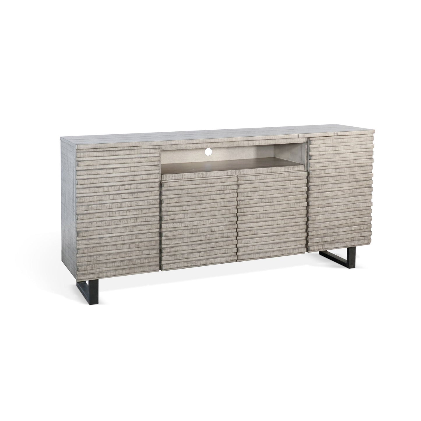 Sunny Designs Alpine - Media Console / Server - Gray - 3646AG-72